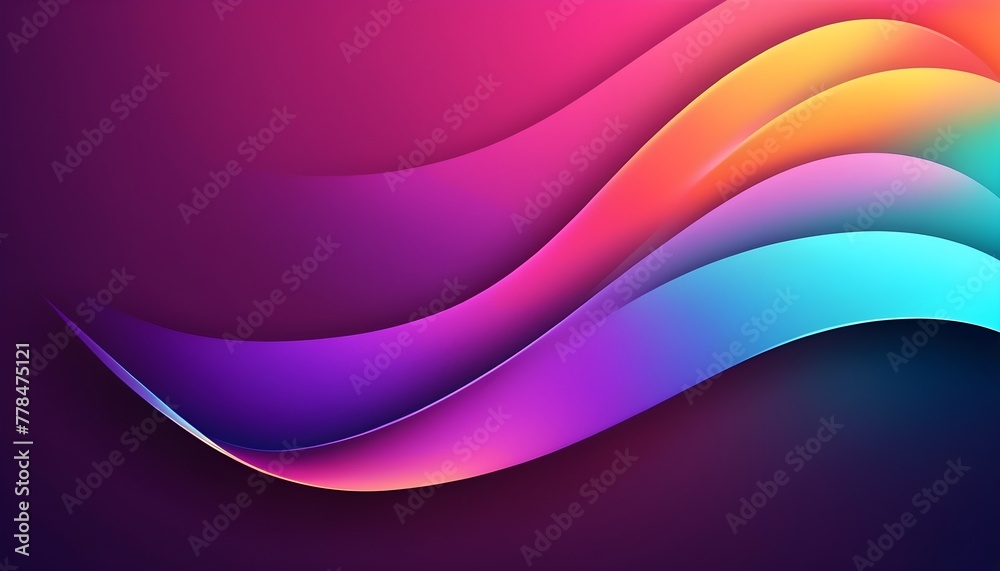 Gradient background abstract Colorful smooth banner template editable vector illustration