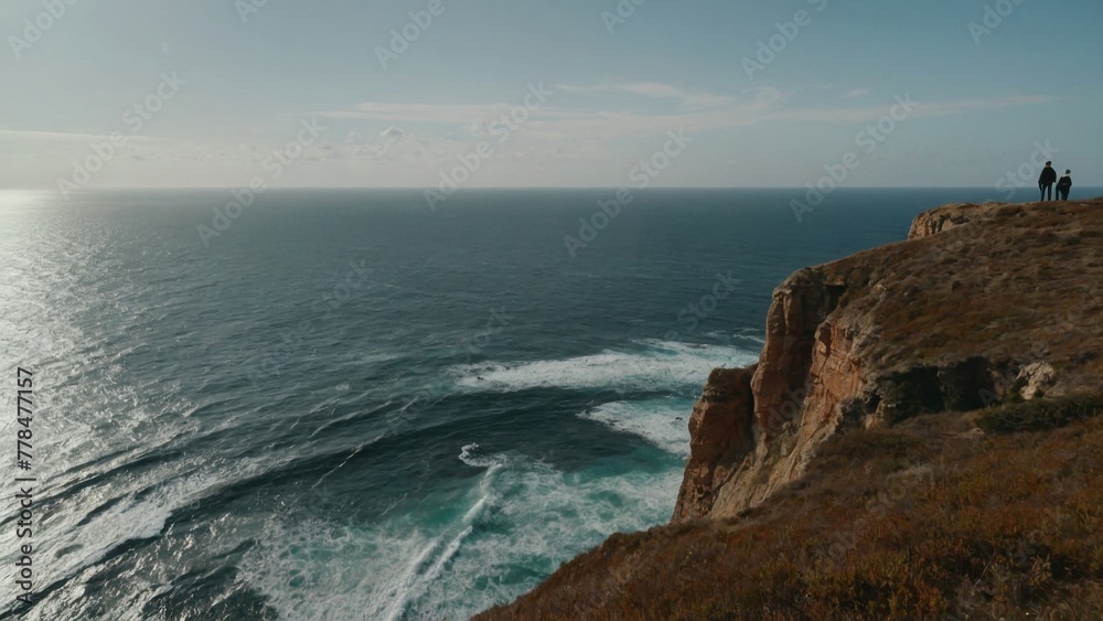 Cliff over the ocean Cliff over the ocean