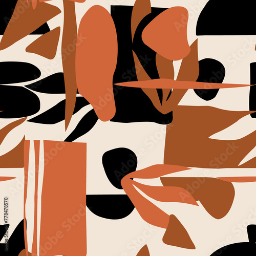 Abstract geometrical design. Seamless backdrop.
