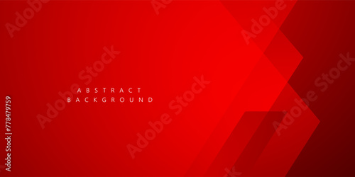 Red arrow overlap vector background for corporate concept, template, poster, brochure, website, flyer design. Vector illustration photo