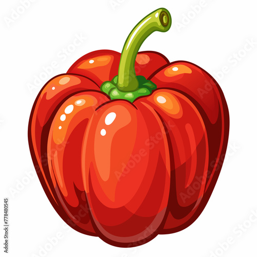 Bell Pepper Isolated Vector Art Spice Up Your Designs