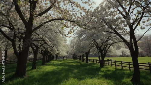 spring in the park