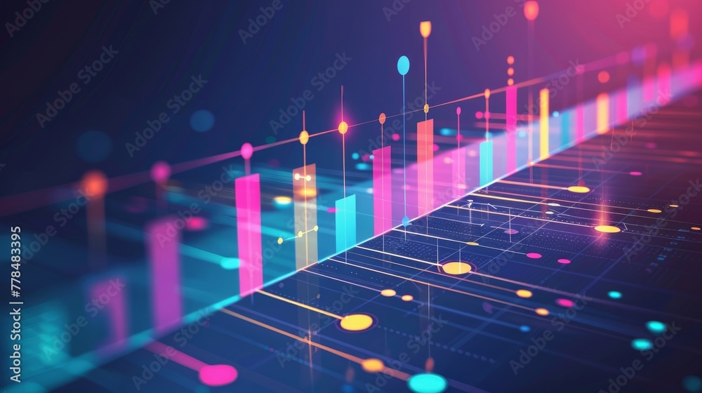 Gantt chart outlining project timelines and milestones Stock ...