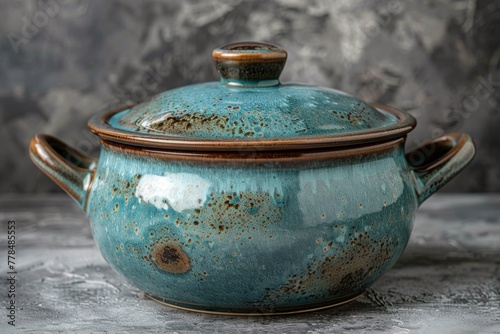 Pot With Lid on Table