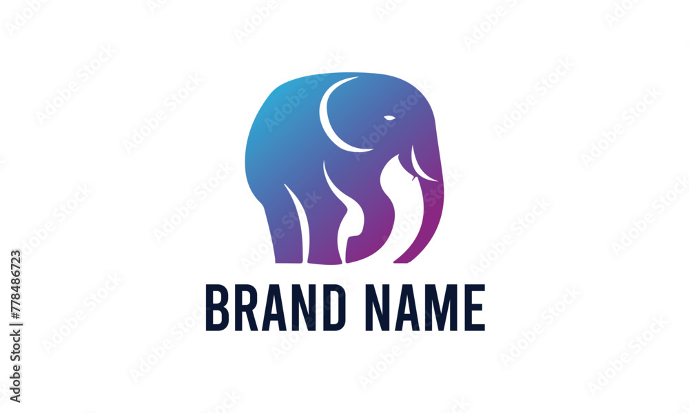 Company logo design ideas vector Flat design logo design