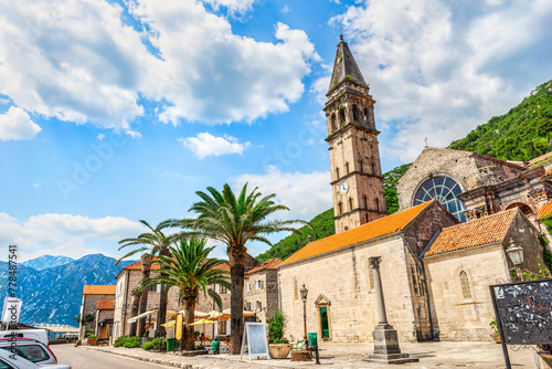 Perast in summer photo