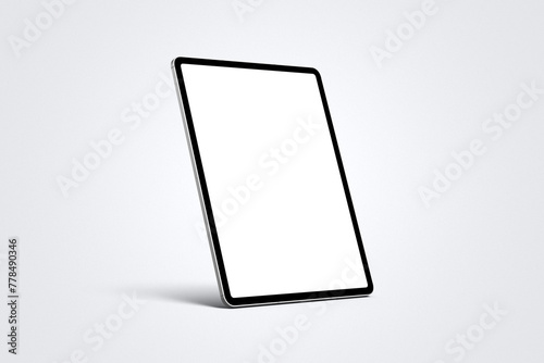 Realistic Potrait Tablet Mockup