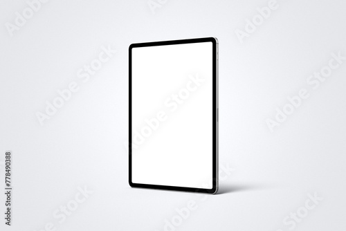 Realistic Potrait Tablet Mockup