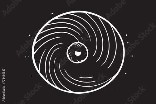 Monochromatic grunge texture, black concrete, stone, and abstract elements, shapes and slate. Charcoal splashes, dot work grain, and circular lines add artistic flair. Halftone, vector, fabric, spiral