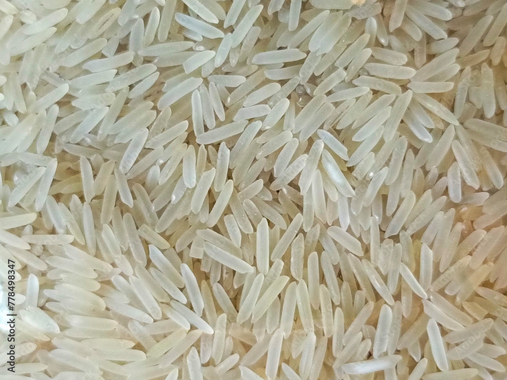 Basmati Rice closeup Basmati Rice closeup