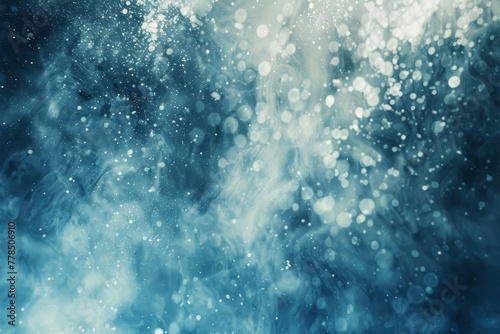 Abstract Blue and White Light Texture Background, Grungy Noise Effect