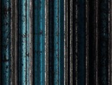 An image of a blue and white striped wall with a rustic, distressed look. - seamless and tileable