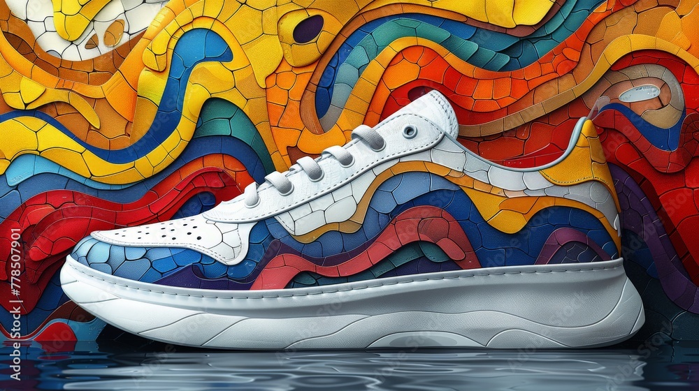 Mosaic Sneaker Ripple Mosaic Sneaker Ripple