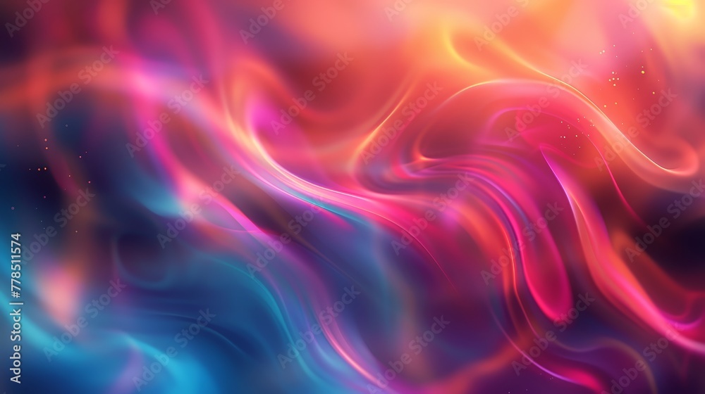 Abstract image with a mix of neon colors creating dynamic and flowing swirls which evoke energy and motion Abstract image with a mix of neon colors creating dynamic and flowing swirls which evoke energy and motion