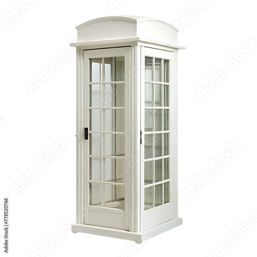 telephone box isolated on transparent background