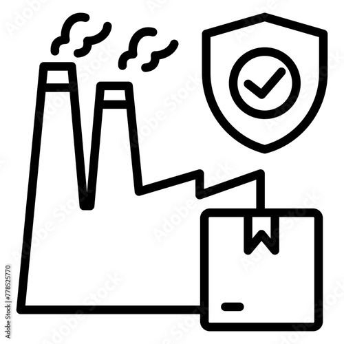 Manufacturer Responsibility  Icon Element For Design