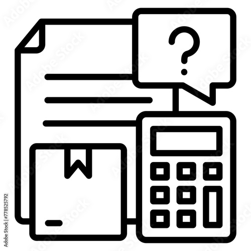 Compensation Calculation  Icon Element For Design