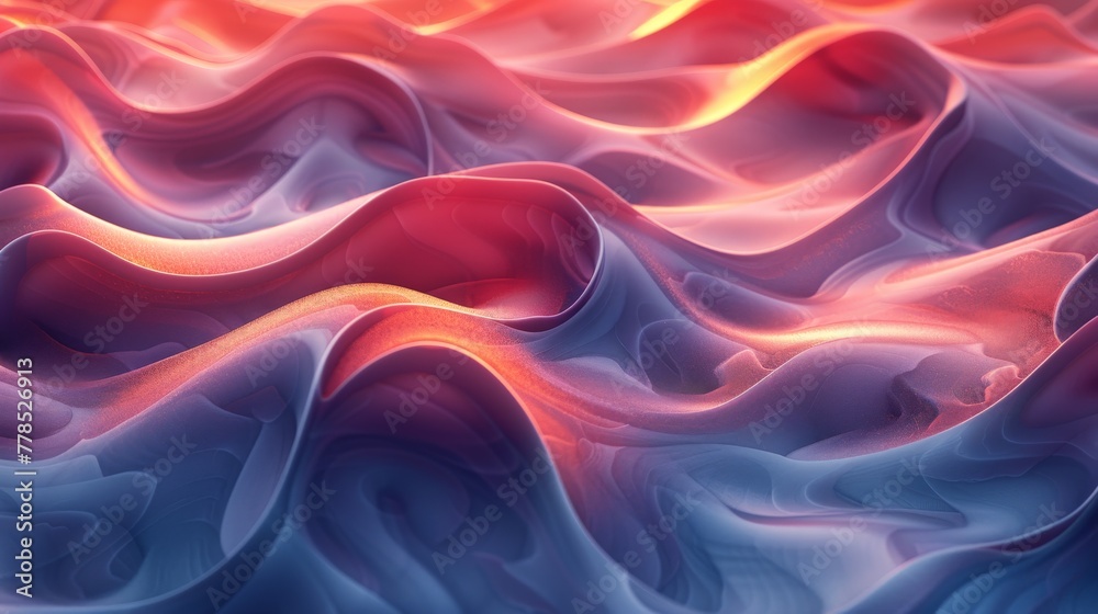 Obraz premium Vivid Undulations