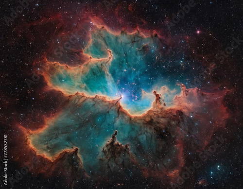  colorful nebula, galaxies in space wallpaper