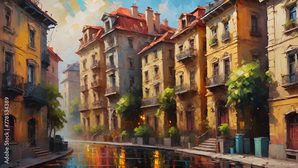 Naklejka premium Exploring Modern Apartments and Buildings