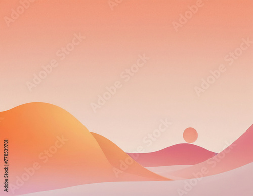 abstract orange gradient background wallpaper