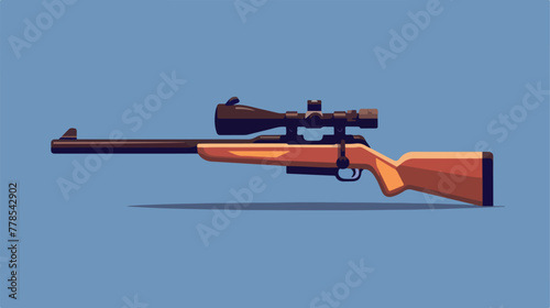 Air rifle icon vector illustration design 2d flat c