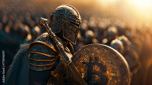 Bitcoin warrior photo