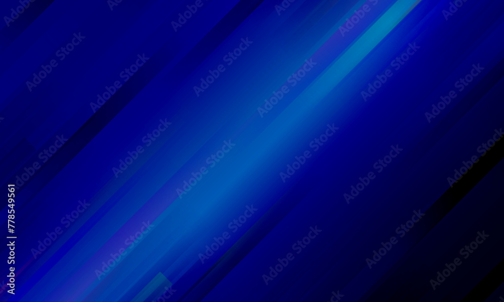 abstract color stripe diagonal lines light on dark blue background. blue shine.