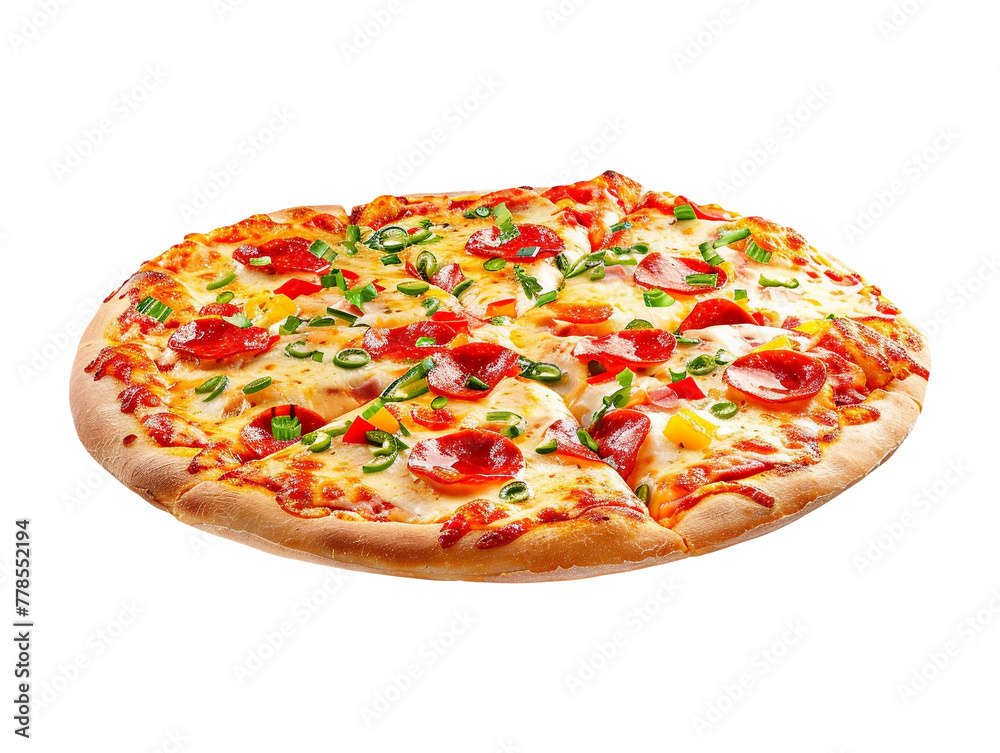 pizza fastfood isolated