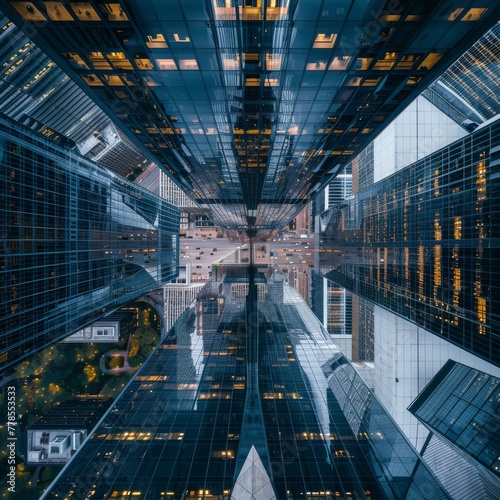 Discover urban marvels through drone photography, featuring the drone against a backdrop of skyscrapers, symbolizing architectural innovation.