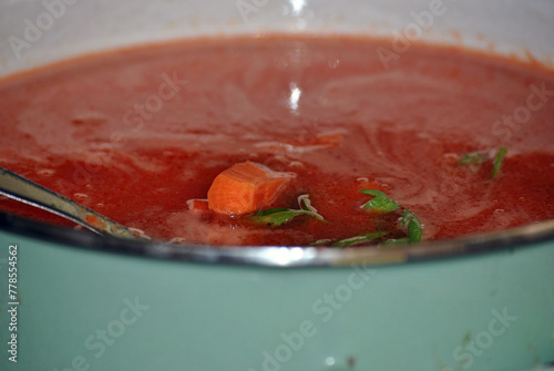 chopped vegetable soup, typical food of the towns of southern Mexico
