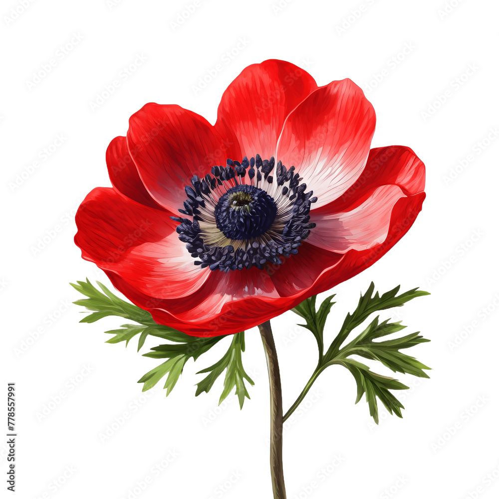 Red poppy. close-up of a single flower, flower in full bloom, illustrating detail, Isolated on White Background, png. Red poppy. close-up of a single flower, flower in full bloom, illustrating detail, Isolated on White Background, png.