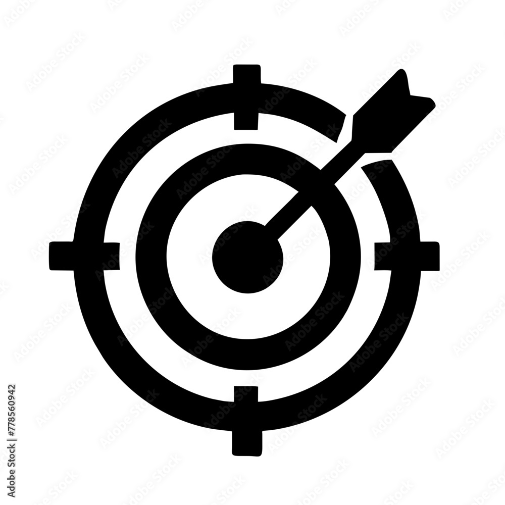 Target Icon: Bullseye, Archery Aim, Shooting Mark, Dartboard Symbol, Precision Symbol, Aim Point, Goal Symbol, Focus Symbol, Hit the Bullseye, Target Accuracy Icon Target Icon: Bullseye, Archery Aim, Shooting Mark, Dartboard Symbol, Precision Symbol, Aim Point, Goal Symbol, Focus Symbol, Hit the Bullseye, Target Accuracy Icon