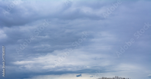 clouds over the sky