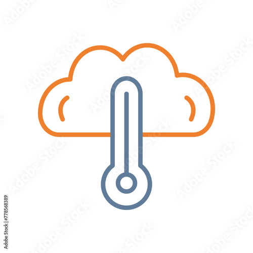 disaster Line Two Color Icon