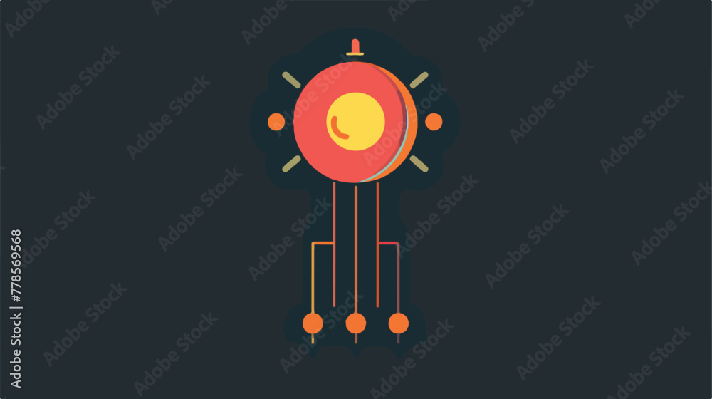 Diode icon vector illustration logo design 2d flat