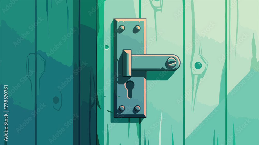 Door hinge icon vector illustration design 2d flat