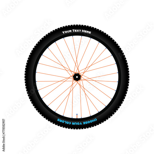 Bicycle Wheel & Tire.
