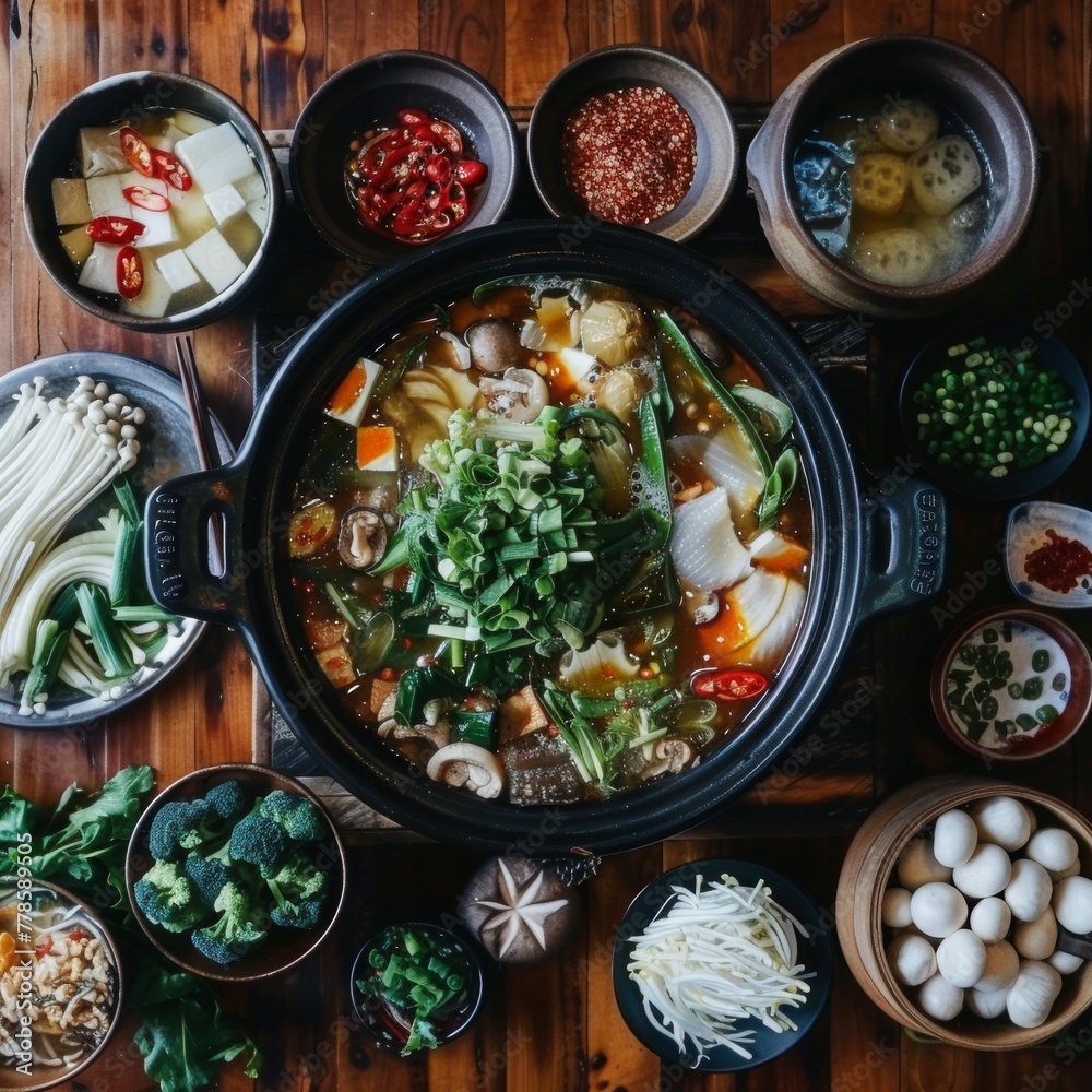 Conscious dining with a vegetarian hotpot Conscious dining with a vegetarian hotpot