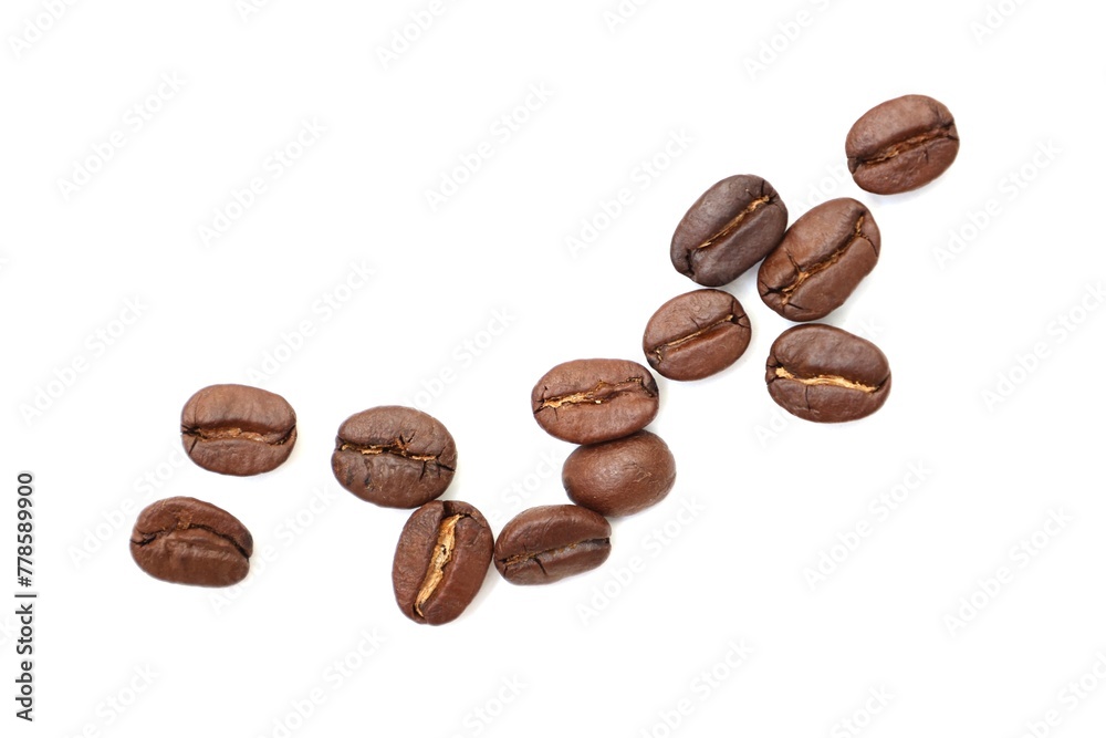 coffee beans isolated on white coffee beans isolated on white