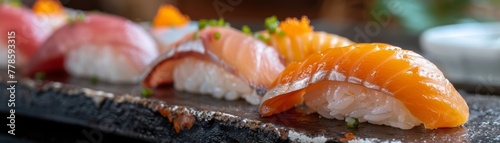 Exquisite sushi experience with a focus on artisanal quality