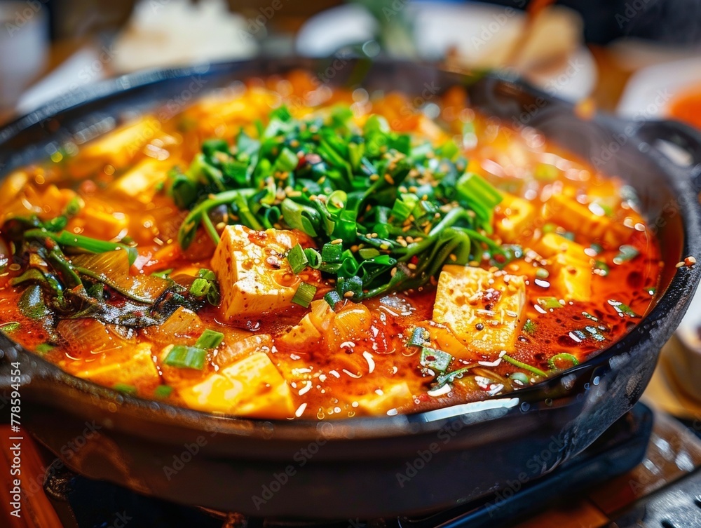 Gourmet vegetarian hotpot where culinary skill meets the richness of garden-fresh Gourmet vegetarian hotpot where culinary skill meets the richness of garden-fresh