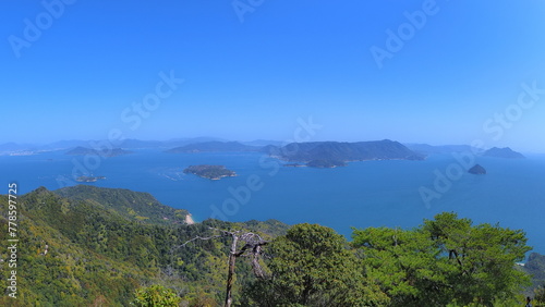 Wallpaper Mural 安芸の宮島獅子岩展望台からの江田島方向1 Torontodigital.ca