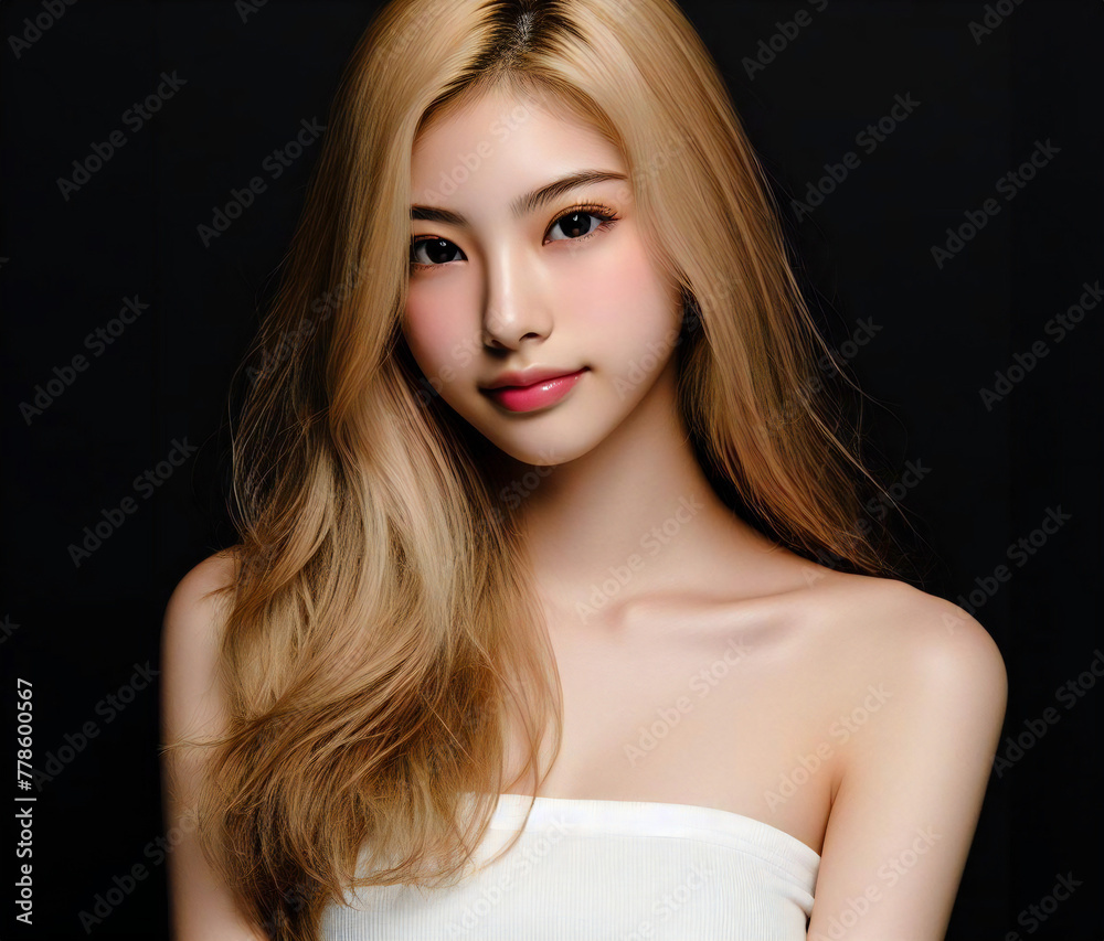 白いチューブトップの美少女
白いチューブトップの美少女