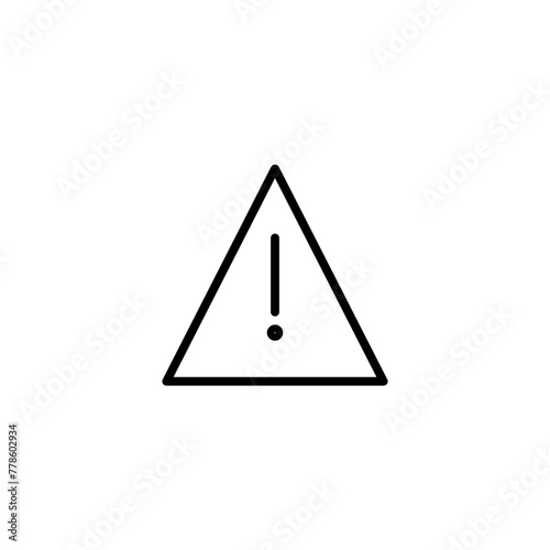 warning line icon