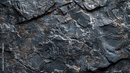 A rough and rugged granite background in dark shades of grey and black, with natural, uneven textures and patterns. The surface appears unpolished, giving it a more natural and raw look.