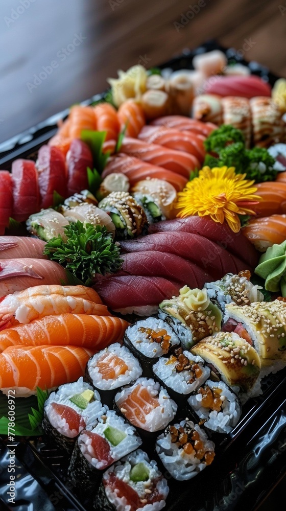 Specialty handcrafted sushi Specialty handcrafted sushi