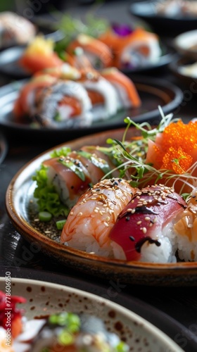 Specialty handcrafted sushi