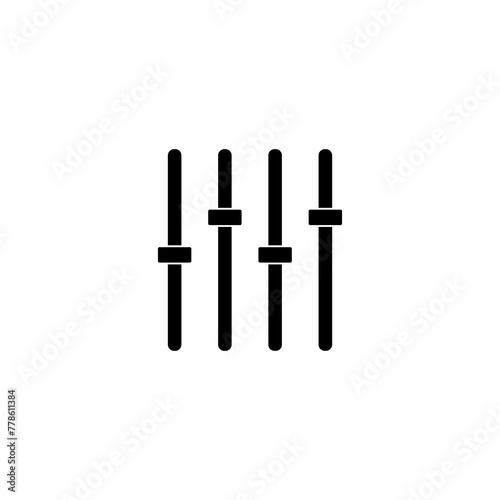 sound mixer icon vector. sound mixer symbol flat trendy style illustration on white background..eps