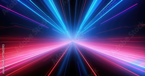 futuristic neon speed abstract